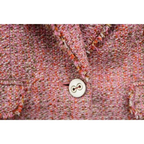 The Limited Collection Wool Blend Tweed One Button Short Blazer-Medium-Lined - Picture 4 of 9